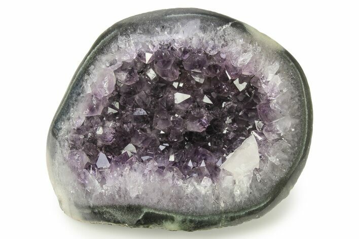 Sparkly, Dark Purple Amethyst Geode - Uruguay #275875